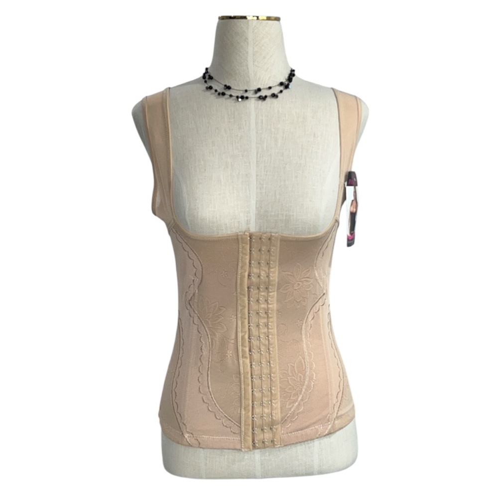 Lady Princess Corset Shapewear XL Nude Beige NWT Slimming Camisole Top